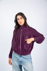 Urban Fringe Jacket-Purple